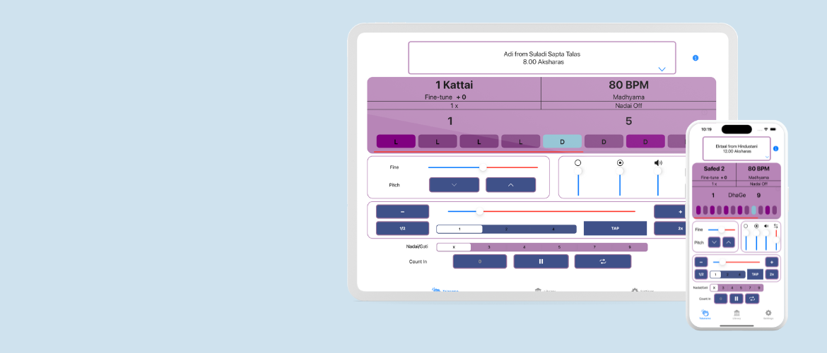 Talanome - Carnatic Metronome & Tala App